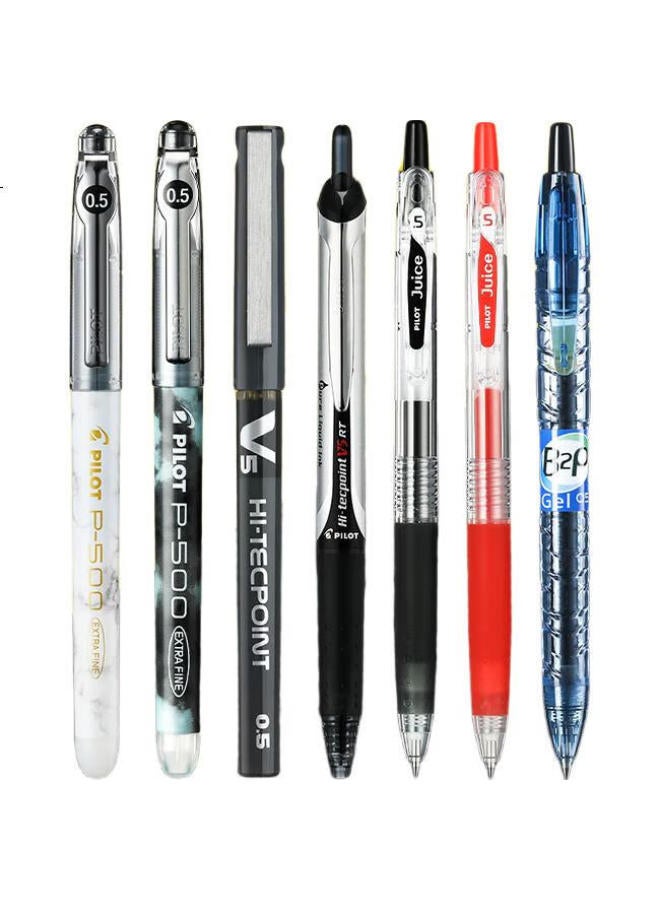 Pilot Gel Pen Best Recommendation, Kaotuwang Retractable Gel Pen And Juice Pen Combo, Bxrt-V5/Juice, 0.5Mm, Black, 2-Pack - Image 2