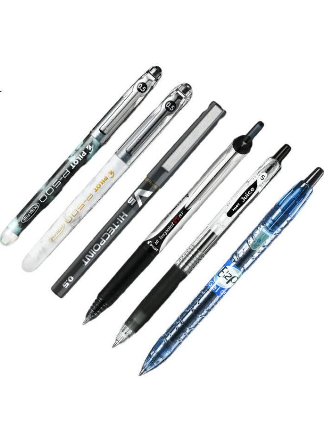 Pilot Gel Pen Best Recommendation, Kaotuwang Retractable Gel Pen And Juice Pen Combo, Bxrt-V5/Juice, 0.5Mm, Black, 2-Pack - Image 1