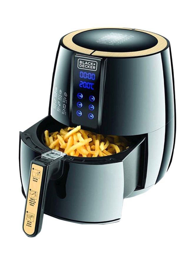 BLACK+DECKER Aerofry Digital Air Fryer 4 L 1500 W AF400 Black/Gold - Image 2