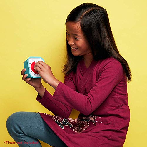 Time Timer Soft Silicone Removable Cover — Compatible with MOD Visual Timer — For Classroom Learning, Elementary Teachers Desk Clock, Homeschool Study Tool and Office Meetings (Sky Blue) - Image 4