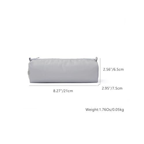 YONBEN Slim Pencil Case Pencil Holder Pouch Pencil for Student Holder Bag Light grayOxford - Image 3
