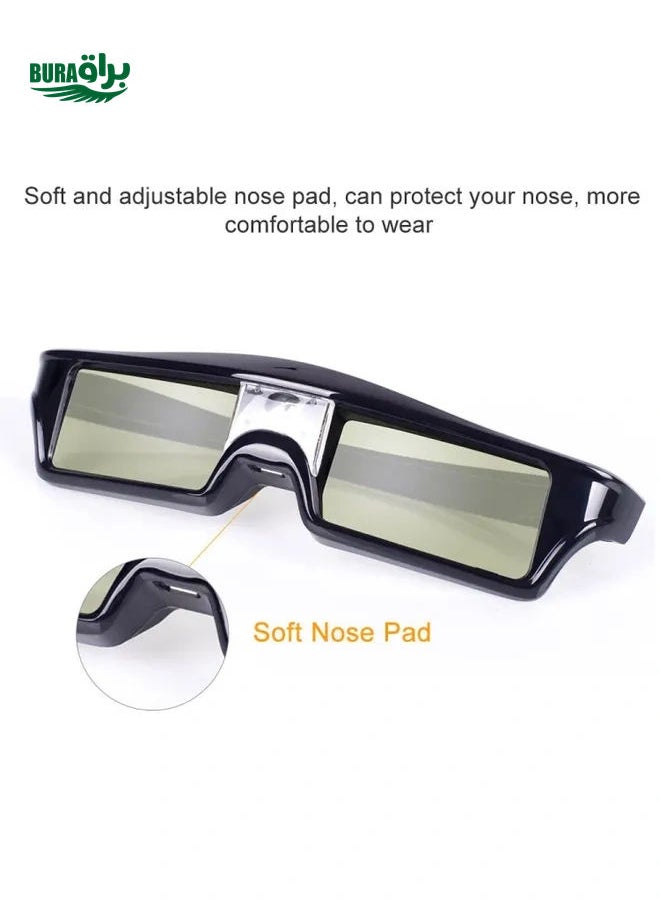 Generic - 3D DLP-Link active glasses eyewear for BenQ Z4/H1/G1/P1 LG,NUTS,Acer,Optoma DLP-LINK projectors - Image 1