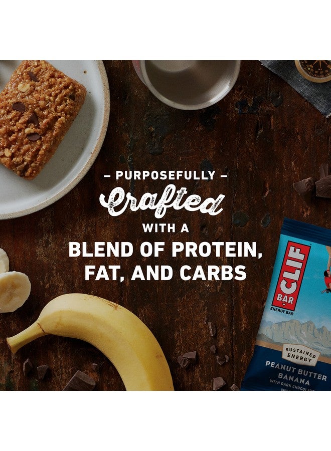 CLIF BARS - Energy Bars - Peanut Butter Banana Dark Chocolate - Made with Organic Oats - Plant Based Food - Vegetarian - Kosher (2.4 Ounce Protein Bars, 12 Count) Packaging May Vary - Image 2