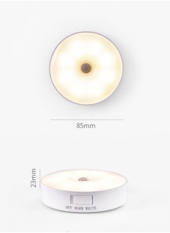 2 حزمة من مصابيح الاستشعار الليلي LED اللاسلكية التي تعمل بالبطارية
