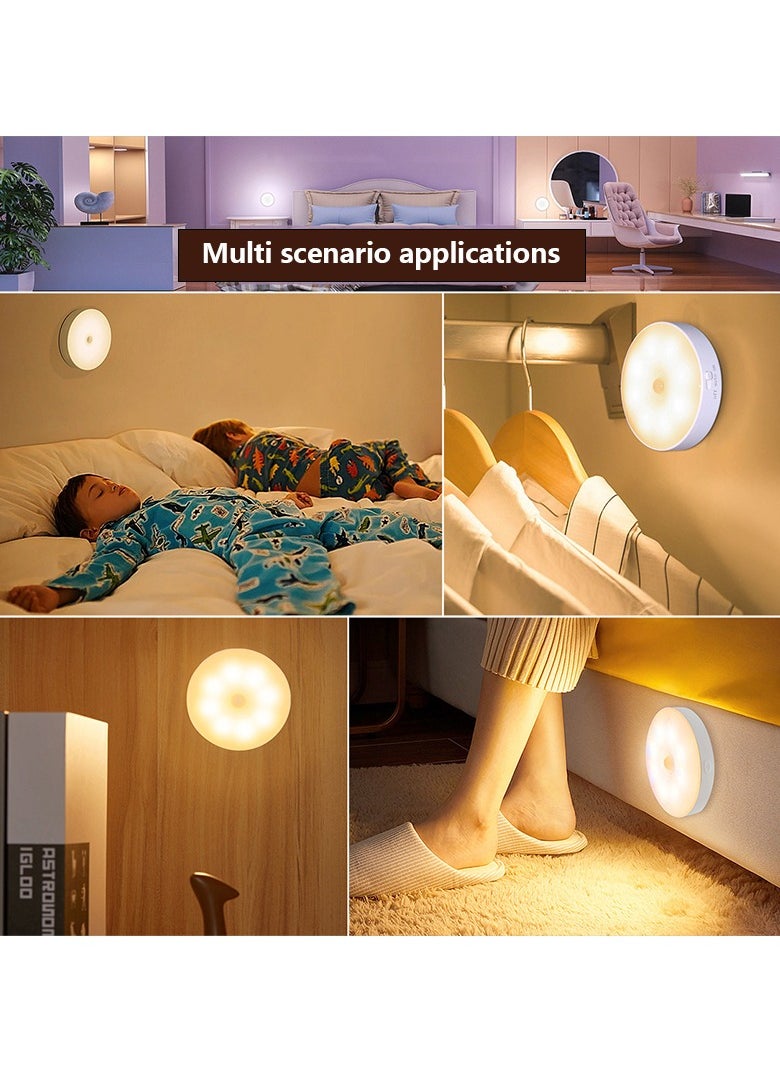ماركة غير محددة - 2 حزمة من مصابيح الاستشعار الليلي LED اللاسلكية التي تعمل بالبطارية - Image 1