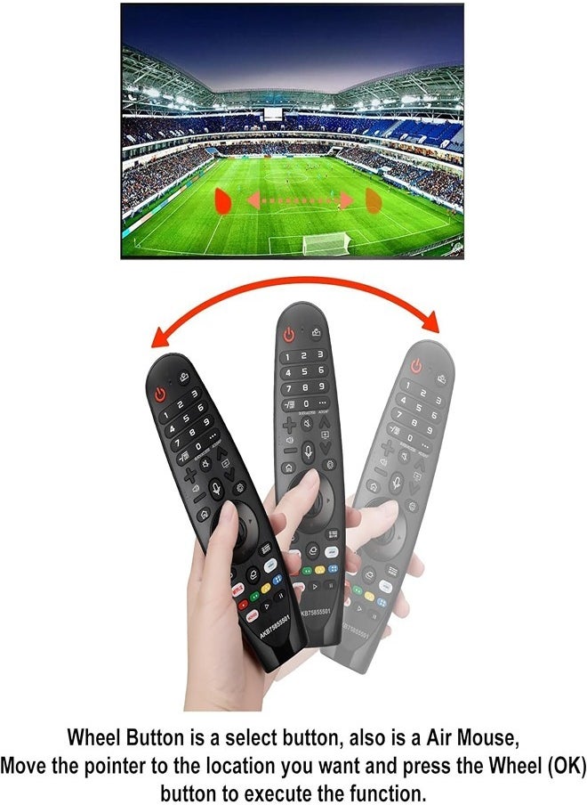 Generic - Voice Magic Remote Control AKB75855501 for LG OLED QNED NanoCell Webos Smart TV Magic Remote Control Replacement AN-MR20GA MR19BA MR18BA MR650A with Pointer Function - Image 1