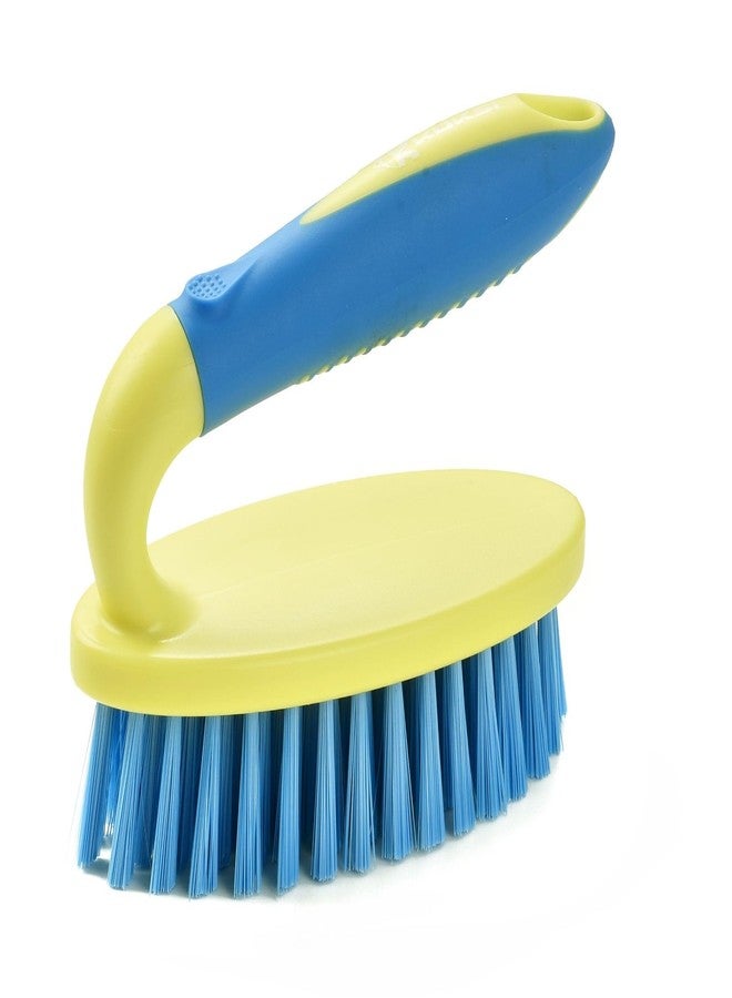 Koksi Scrub Brush Set for Bathroom Kitchen Bathtub Toilet Deep Cleaning Brush Tools All Purpose Cleaner Sponge Scrubbing Brushes with Ergonomic Handle, 4-Piece - Image 2