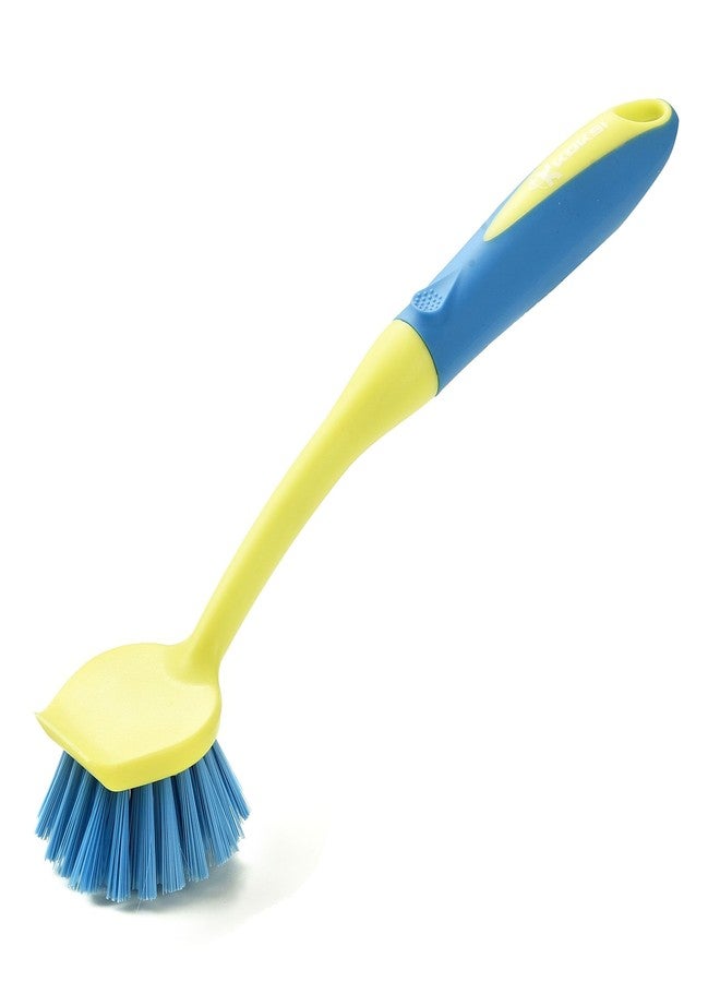 Koksi Scrub Brush Set for Bathroom Kitchen Bathtub Toilet Deep Cleaning Brush Tools All Purpose Cleaner Sponge Scrubbing Brushes with Ergonomic Handle, 4-Piece - Image 4
