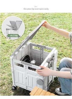 Folding Shopping Cart Mini Pull Shopping Cart Art Home Storage Cart Portable Shopping Cart for Travel Shopping Storage Adjustable Wheels Handles - pzsku/ZF93D2F4E6C5B70DB62A9Z/45/_/1733291048/0c170030-b322-4c21-b142-0d1b204bff94