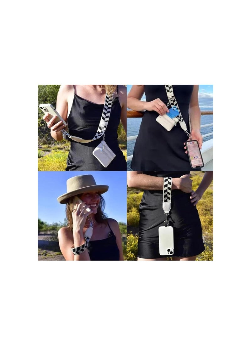 Cliprain Phone Strap,Cliprain Phone Strap with Wallet,Cliprain Phone Strap With Zippered Pouch, Adjustable
