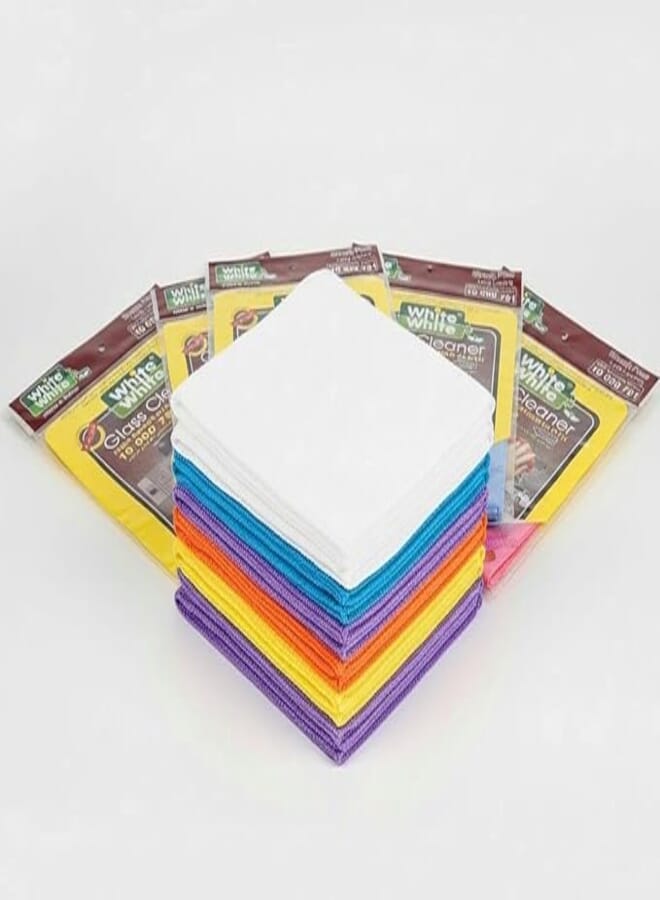 Magic soft cleaning towel for glass mirrors car surfaces and home appliances smooth fabric texture for daily wiping streak free shine easy handling reusable cloth