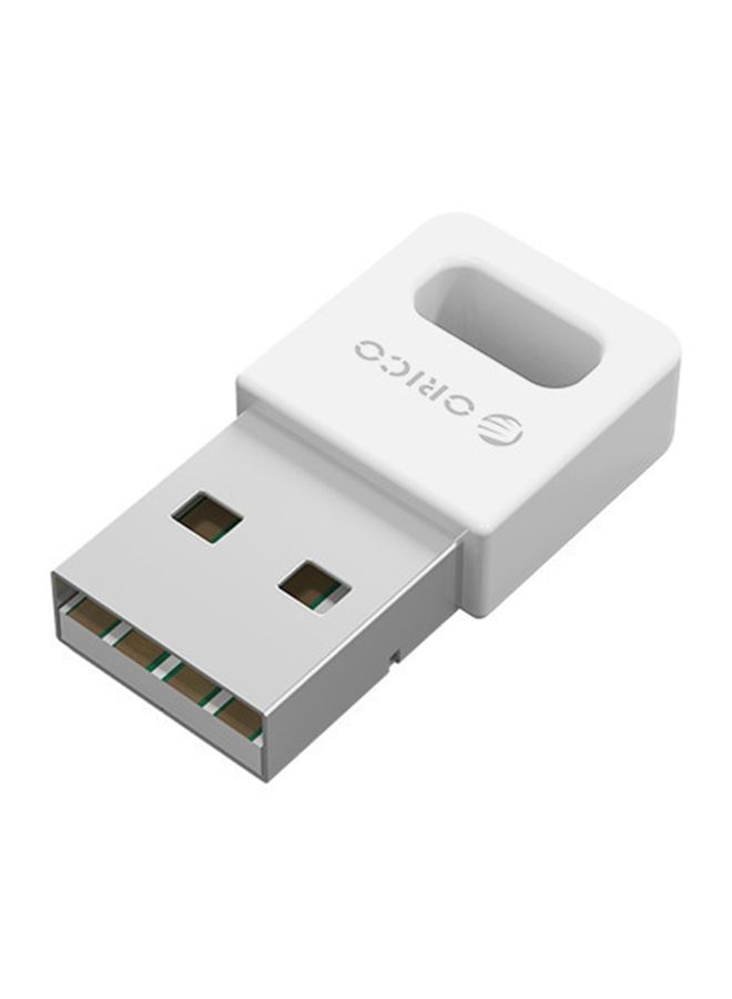 BURAQ ORICO BTA-409 USB External Bluetooth 4.0 Adapter(White)  - Image 1