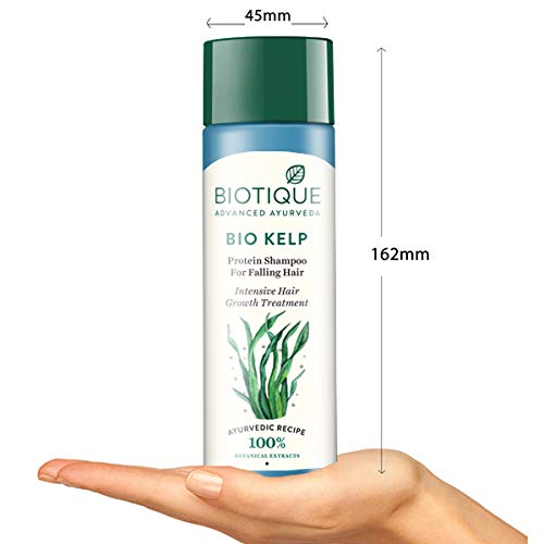 Biotique شامبو بروتين الطحالب الحيوية من بيوتيك لعلاج تساقط الشعر، 120 مل - Image 5