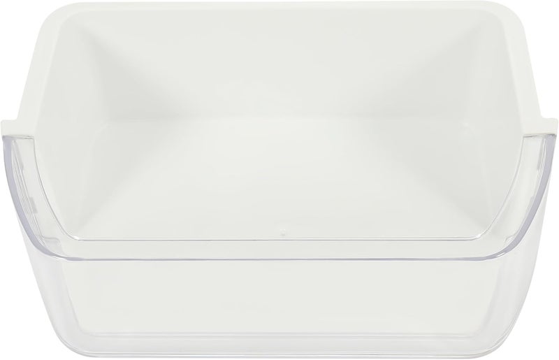 HECASA DA97-12935A Refrigerator Door Shelf Bin Compatible with Samsung Refrigerator Freezer Door Bin Replacement only Clear+White - Image 1