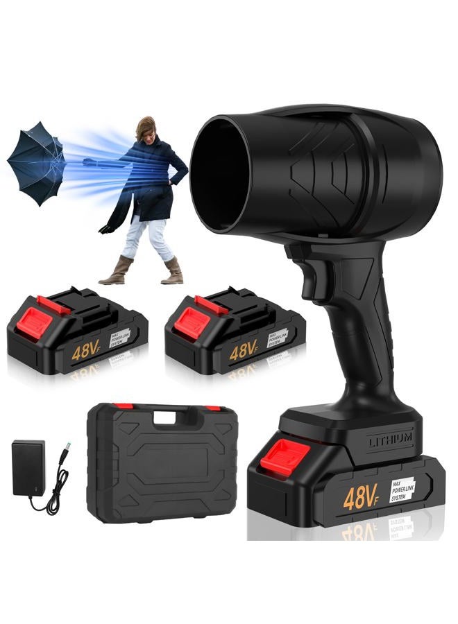 Fsawdnn Turbodry 13000RPM Cordless Car Dryer & Turboglass Blower – Dual Batteries, Fast Charging, Lightweight Air Blower for Patio Lawn Care Blowing Leaves Dust Snow Cleaning Camping Automotive - Image 1