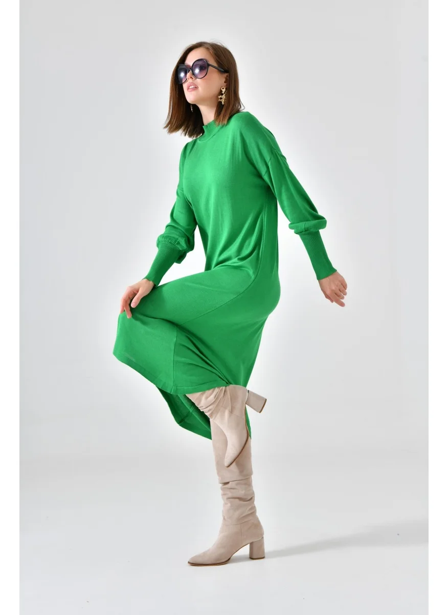 Garmi Women's Plain Basic Tunic Green