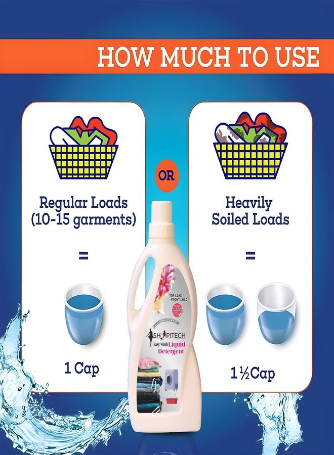SHOPITECH Easy Wash Liquid Detergent (2 Liter) - Image 5