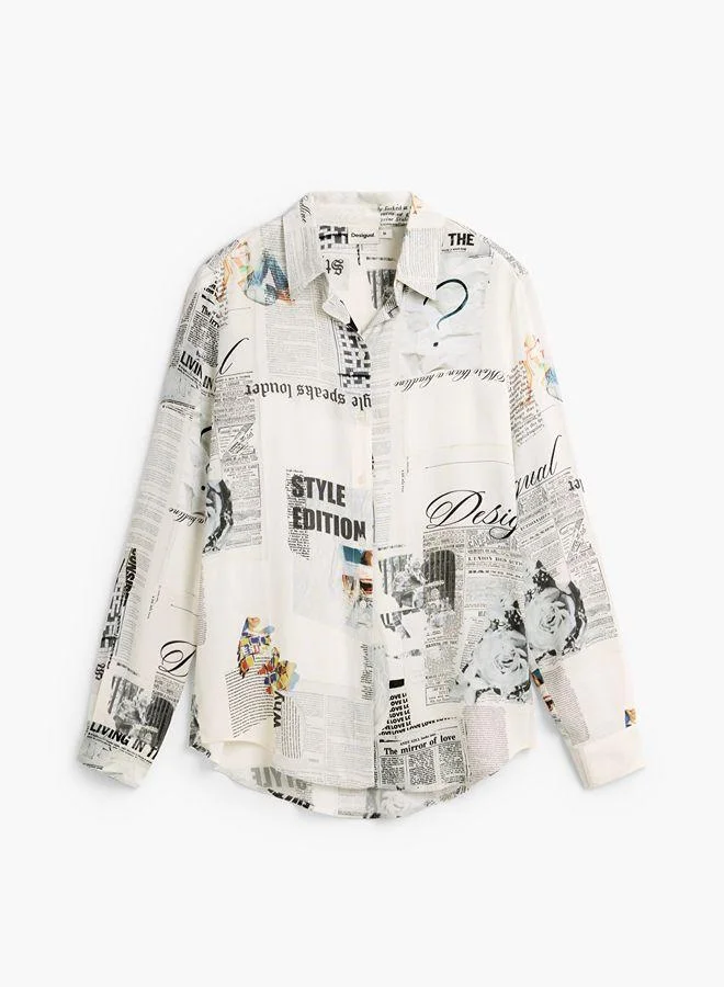 Desigual Multicolour Printed shirt for Women | Best Price UAE