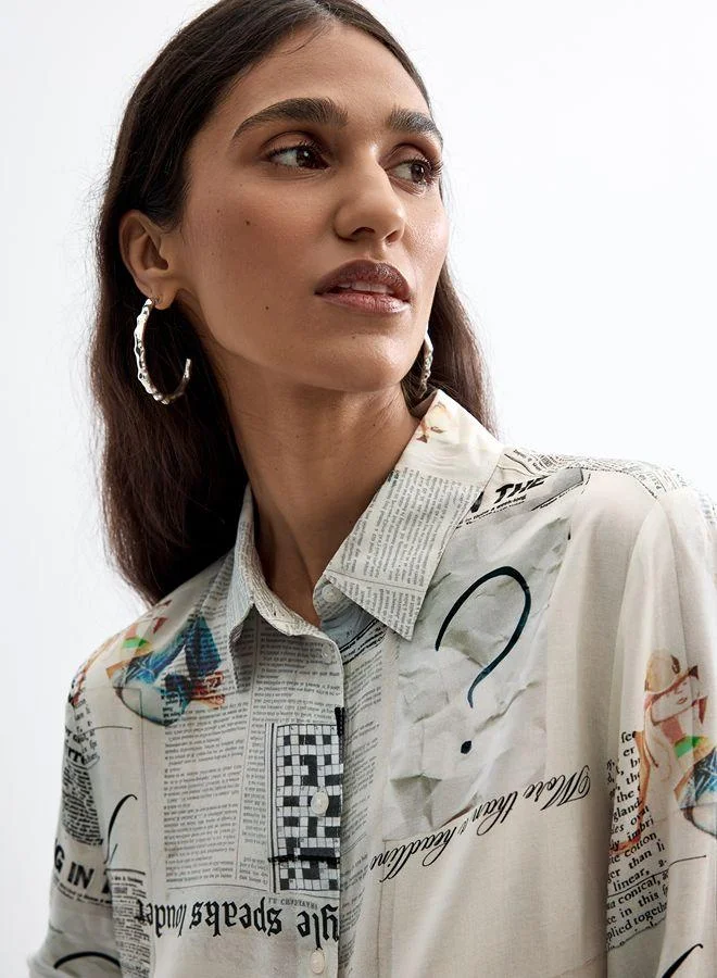 Desigual Multicolour Printed shirt for Women | Best Price UAE