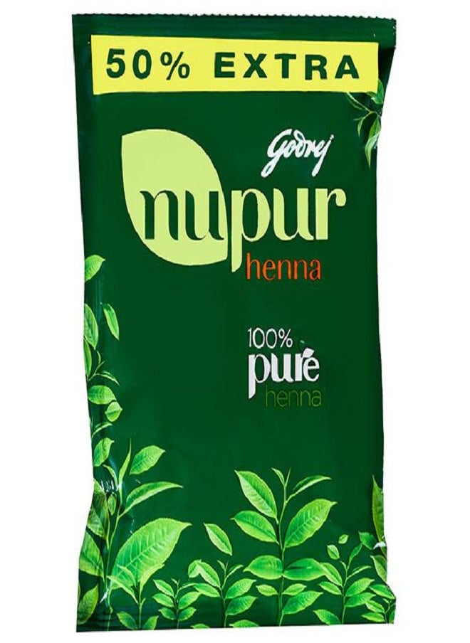 Godrej Nupur - Nupur Hair Colour Solution 100% Pure Henna Mehendi Natural Conditioning & Anti-Dandruff 75g - Image 1