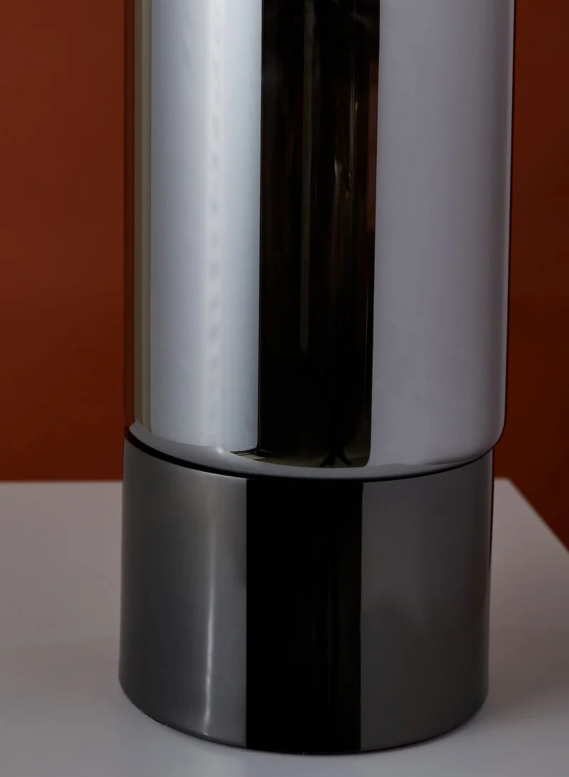 Leitmotiv Lax Gun Metal Mirror Finish Table Lamp