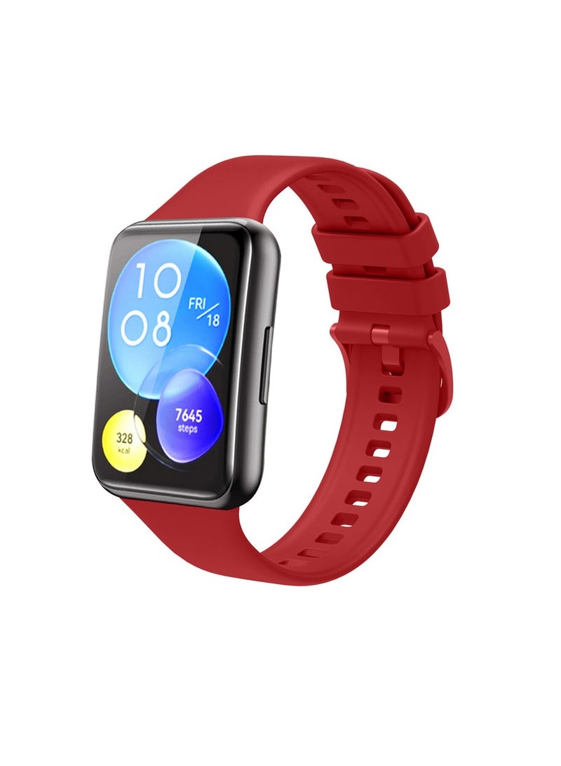 Compatible Bracelet for Huawei Watch Fit Replacement Straps for Women Men Sport Strap Accessories Silicone Band (No Watch) - Image 1