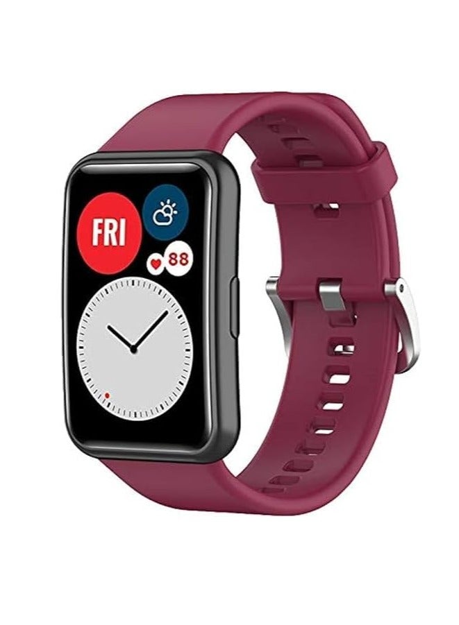 Compatible Bracelet for Huawei Watch Fit Replacement Straps for Women Men Sport Strap Accessories Silicone Band (No Watch) - Image 2