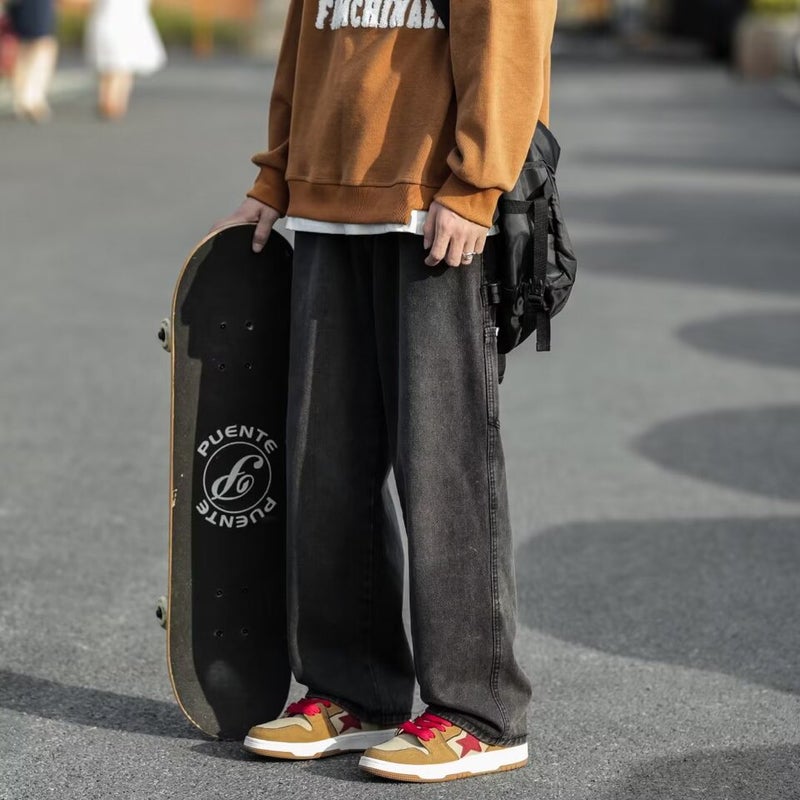 Unisex Casual Daily Denim Jeans - Image 4