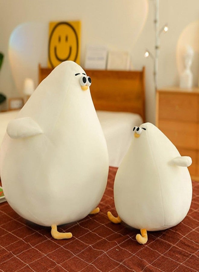 ألعاب قطيفة على شكل طائر نورس لطيف من NatureMan، حيوانات محشوة على شكل دجاجة سمينة مضحكة، وسادة دجاج كرتونية، هدية إبداعية للأولاد والبنات، هدايا المهرجانات (15.7 بوصة) - Image 2