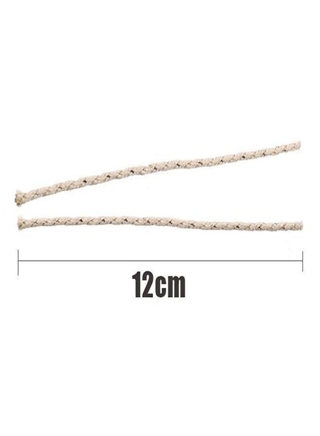 GSHLLO 100 قطعة فتائل ولاعة الوقود فتائل قطنية بديلة فتائل مصباح الزيت فتائل شموع سميكة فتائل فانوس الكيروسين فتائل ولاعة البنزين - Image 4