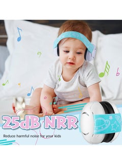 KASTWAVE 3Pcs Kids Ear Protection for Noise Reduction Cancelling Ear with Adjustable Headband Noise Hearing Protection Ear (Blue, White, Pink)  - Image 2