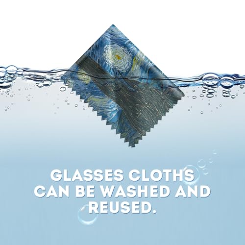 PG6 Pattern Printed Soft Microfiber Cleaning Cloths 12 Pieces for Eyeglasses (Pattern Randomly Sent), Camera Kens, Cell Phones, CD, DVD, Computers, Tablets, Laptops, Telescope, LCD Screens - Image 3