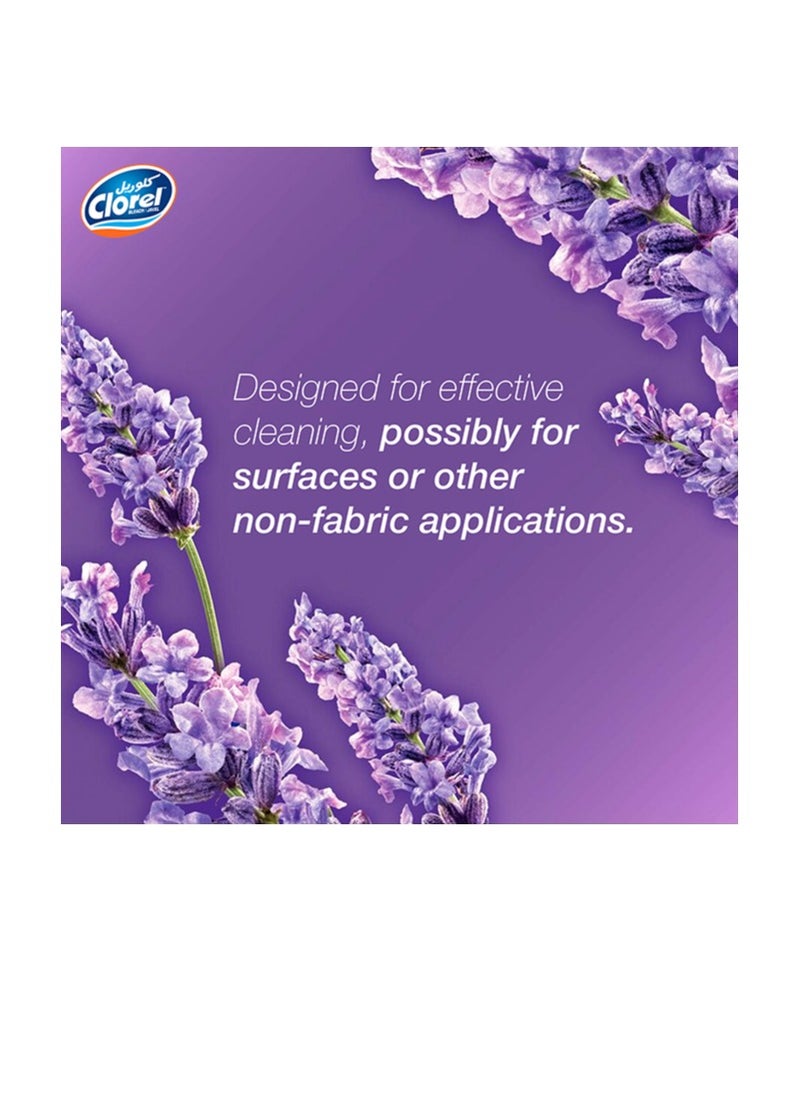 Clorel - Clorel Scented Bleach 2-in-1 Lavender | 1kg Multi-Purpose Bleach Liquid for Stain Removal, Fabric Whitening, Surface Disinfection & Household Cleaning | Kills 99.9% of Germs - Image 1