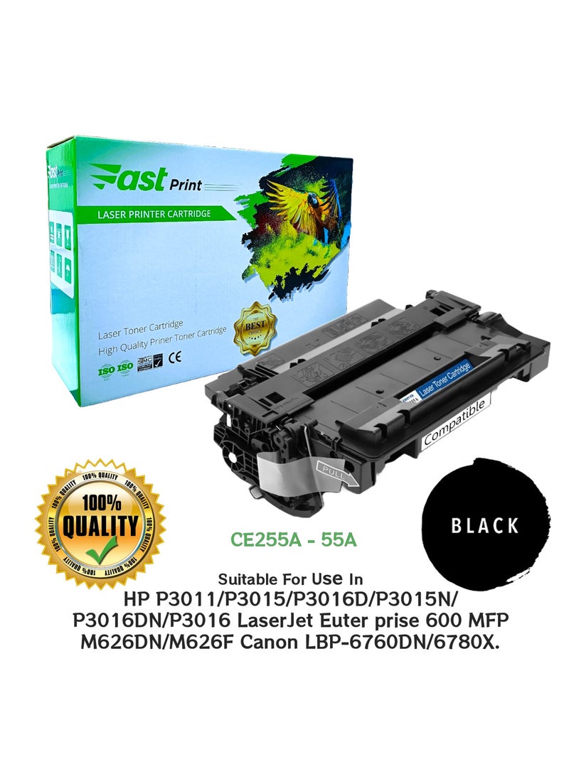 Fast Print TONER 55A BLACK CE255A  - Image 1