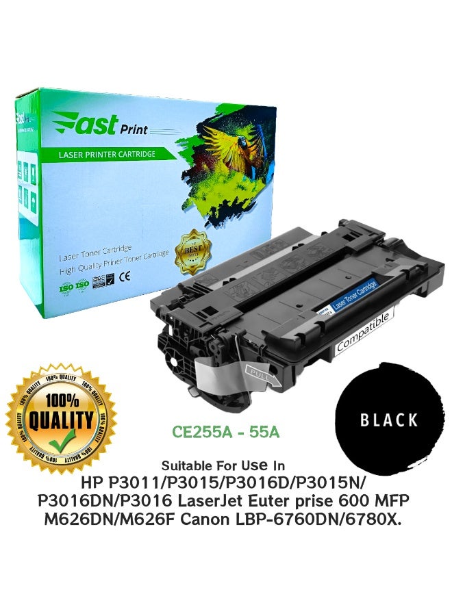 فاست برينت حبر 55A أسود CE255A - Image 1