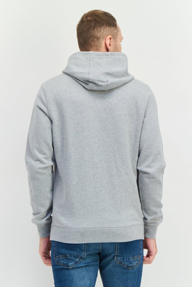 Penfield هودي للرجال بشعار العلامة التجارية بأكمام طويلة، رمادي - Image 2