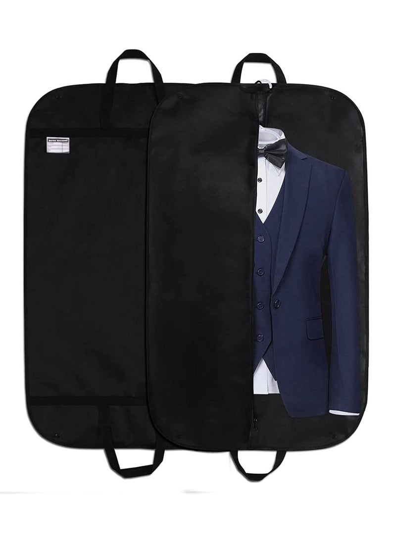 Barakah 40" Suit Bags for Closet Storage and Travel, Waterproof Garment Cover Travel Bag with Handles, Gusseted Hanging Garment Bags for Men Suit Cover With Handles for Clothes, Coats, Jackets, Shirts 2PCS - Image 1