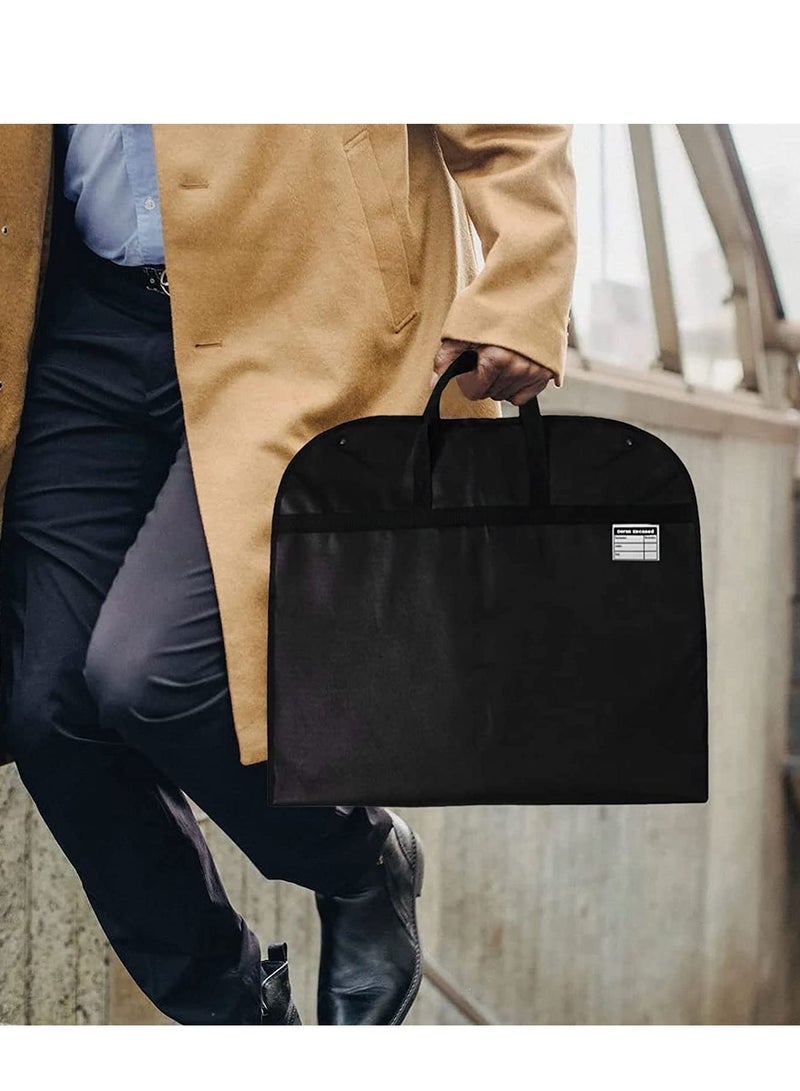 Barakah 40" Suit Bags for Closet Storage and Travel, Waterproof Garment Cover Travel Bag with Handles, Gusseted Hanging Garment Bags for Men Suit Cover With Handles for Clothes, Coats, Jackets, Shirts 2PCS - Image 3