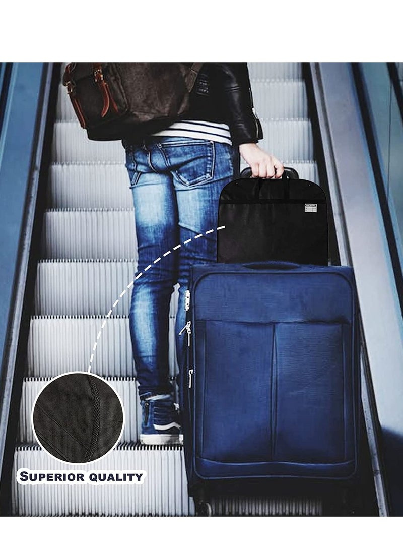 Barakah 40" Suit Bags for Closet Storage and Travel, Waterproof Garment Cover Travel Bag with Handles, Gusseted Hanging Garment Bags for Men Suit Cover With Handles for Clothes, Coats, Jackets, Shirts 2PCS - Image 4