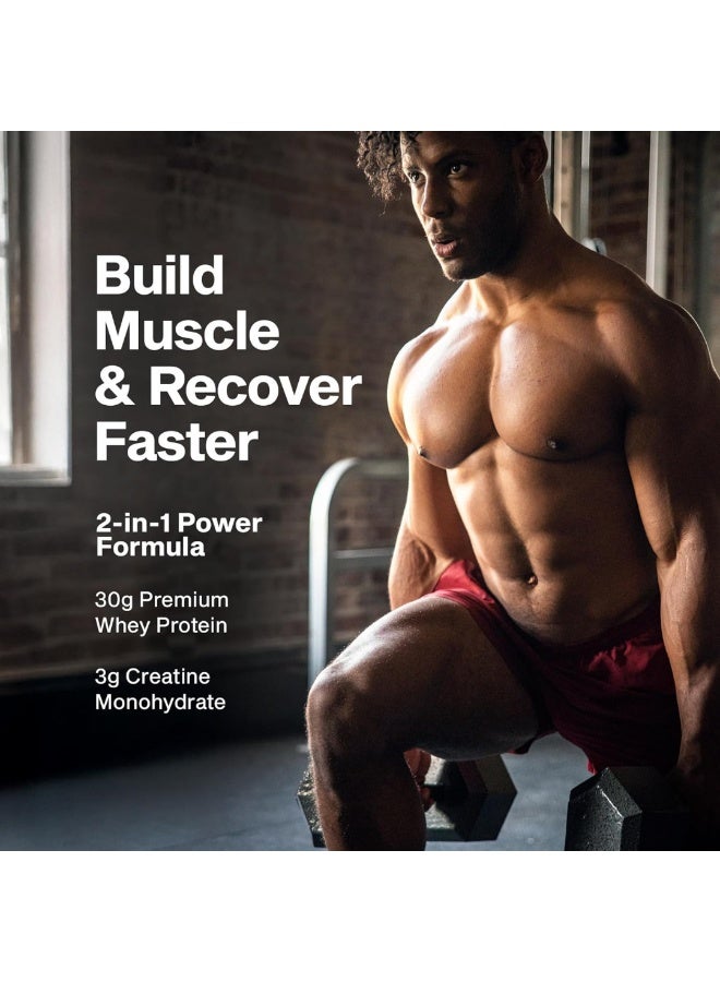 MuscleTech Nitro-Tech Whey Protein Powder, 30g Protein, 3g Creatine, 6.6g BCAAs, Clinically Studied Formula, Vanilla Cream, 1.81kg (4Lb) - Image 3