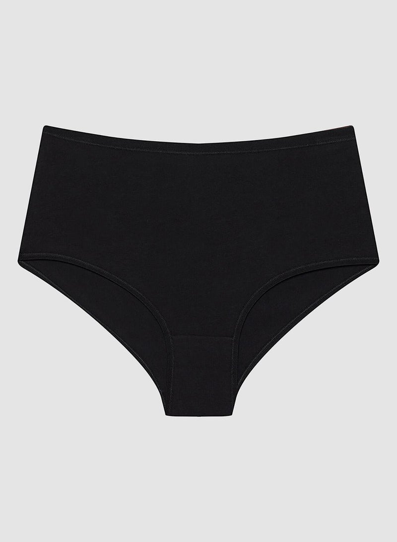 Penti Black Cotton High Waist 3-pack Briefs - Image 3