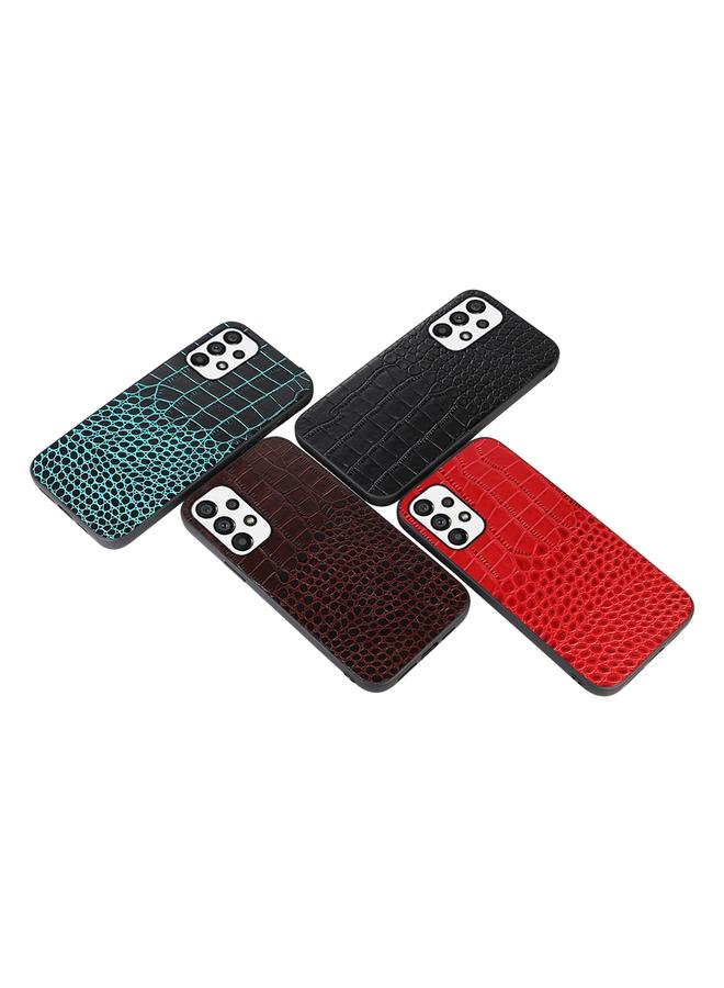 S-TOP Case For Samsung Galaxy A73 5G Crocodile Top Layer Cowhide Leather Case - Image 4