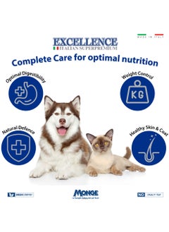 Monge Lechat Fresh by Monge | Cat Wet Food with Duck | Super Premium Complementary Wet Cat Food | Patè & Chunkies in Alutray - Pack of 32x100g  - Image 4