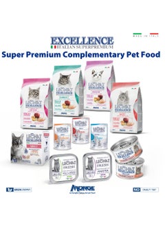 Monge Lechat Fresh by Monge | Cat Wet Food with Duck | Super Premium Complementary Wet Cat Food | Patè & Chunkies in Alutray - Pack of 32x100g  - Image 5