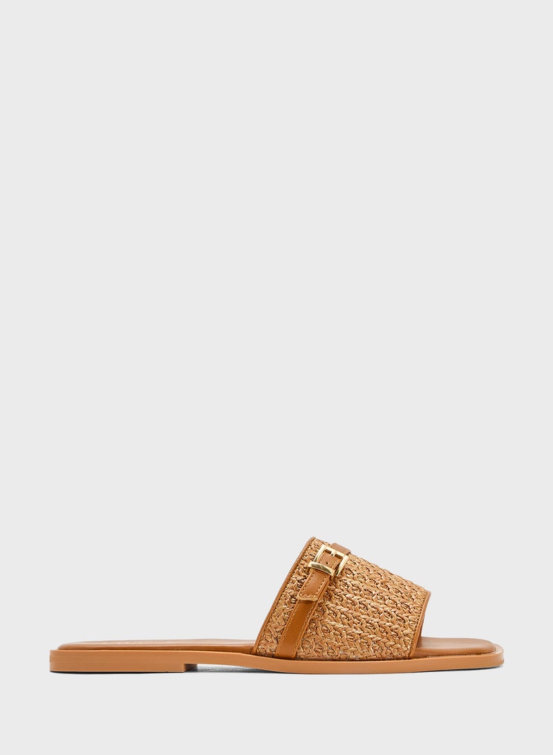 ELLA Flat Sandal With Buckle  - Image 1