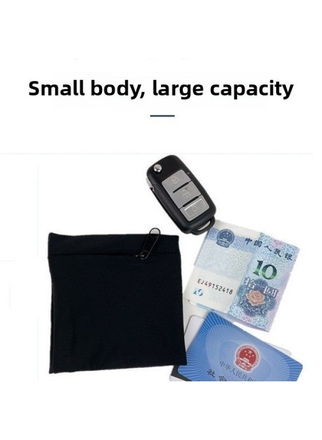 Generic Outdoor Sports Wrist Bag Arm Strap Sleeve Cycling Mobile Phone Bag Fitness Arm Bag Wallet Wrist Bag Ring Running Storage-Color:With Cardboard Packaging  - Image 4