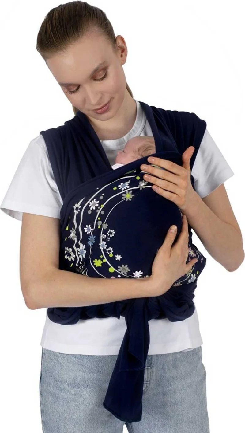 سيفي بيبي Sevibebe Baby Carrier Shawl Navy Blue