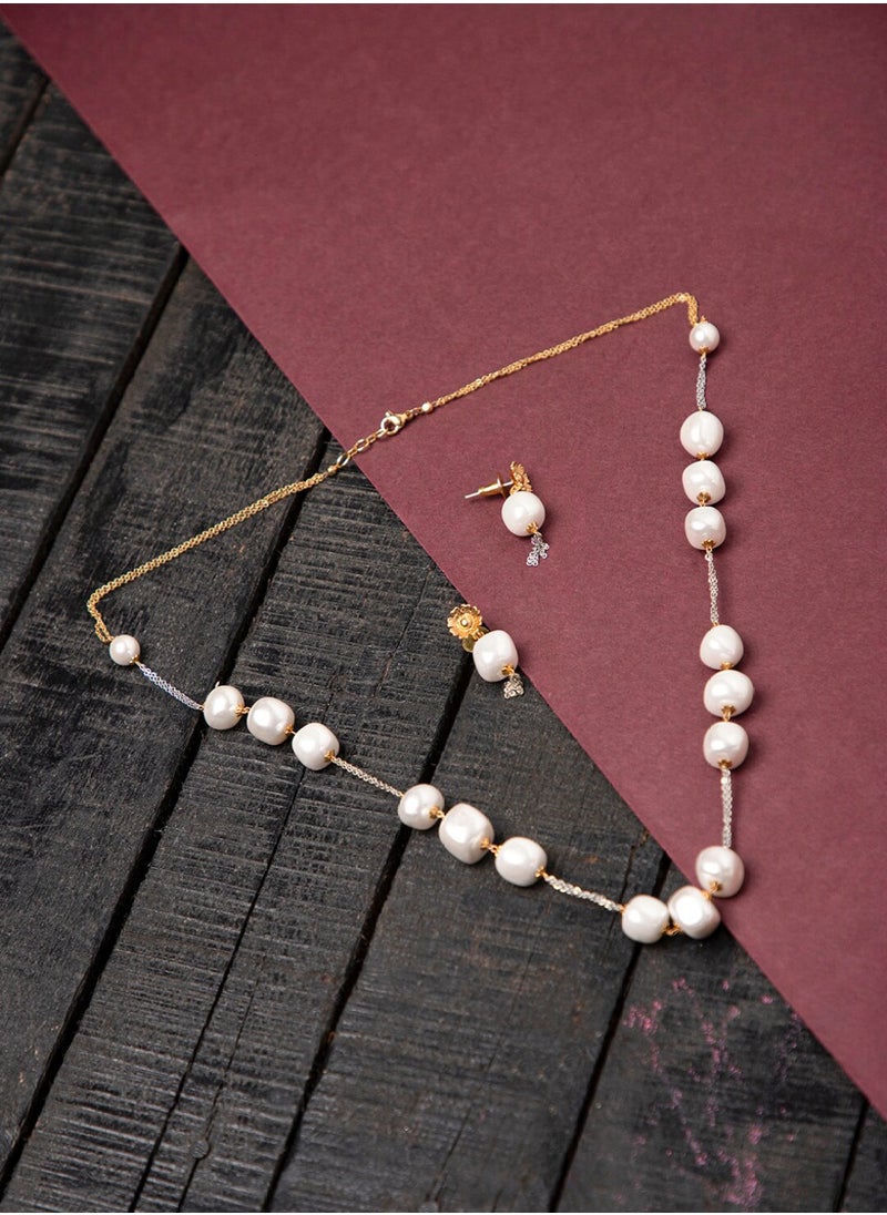 Priyaasi Stone-Studded Jewellery Set  - Image 1
