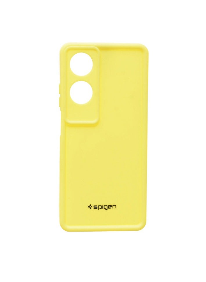 Spigen Silicone Back Phone Protection Cover For Oppo A60 - Yellow - Image 1
