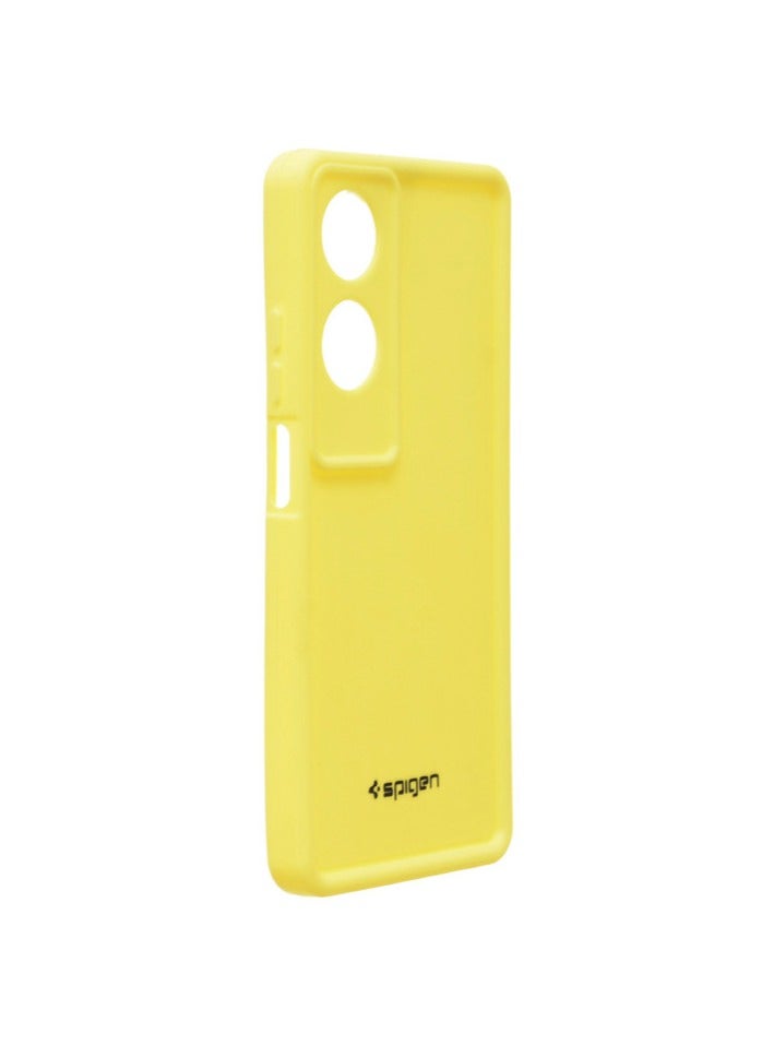 Spigen Silicone Back Phone Protection Cover For Oppo A60 - Yellow - Image 2